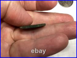 Antique Religious Medal Christ Blessing Anonymous Follis Byzantine 1100 A. D