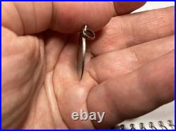 Antique Religious Medal Virgin Mary 800 Silver Poncet good weight