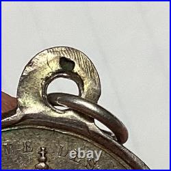 Antique Religious Miraculous Medal Virgin Mary 1800's Our Lady of Victory