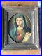 Antique-Religious-Painting-Slate-Virgin-Mary-Blessing-Wood-Frame-c-1700-icon-01-wzu