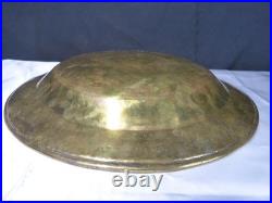 Antique Religious Plate Offerings Brass 18th Century 1761 Jesus Virgin Mary