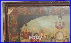 Antique Religious Print Jesus Christ Burial