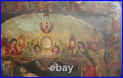 Antique Religious Print Jesus Christ Burial