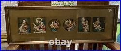 Antique Religious Prints Of Renaissance-Era Mary & Baby Jesus Merry Christmas