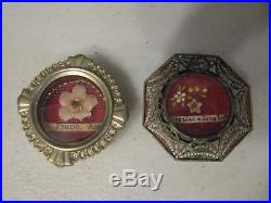 Antique Religious Relics (2) St. Francis Assisi & St. Theresa Little Flower