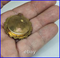Antique Religious Reliquary Theca, Relic, Wax Sealed, Pope Pius, B. Pius Pp. X