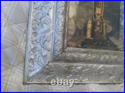 Antique Religious Shadow Box/ Frame L@@K! Thy Kingdom Come