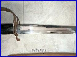 Antique Religious Sikh sword (Kirpan) forged in Amritsar, India