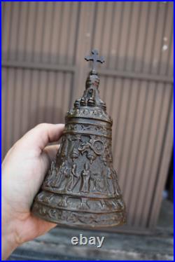 Antique Religious Table Bell statue religious