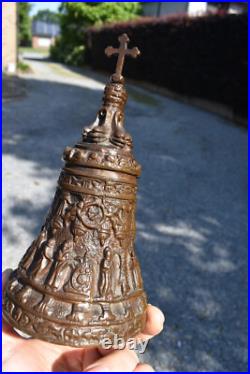 Antique Religious Table Bell statue religious