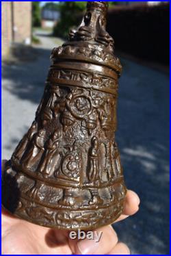 Antique Religious Table Bell statue religious