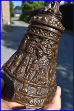 Antique Religious Table Bell statue religious