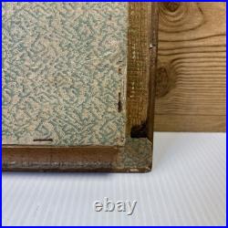 Antique Religious Tricenium 3 Way Picture Frame Jesus And Mother Mary shadow box