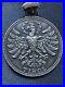 Antique-Religious-Tyrol-ST-CHRISTOPHER-Medal-Crowned-Eagle-on-one-side-1-5-01-rvig