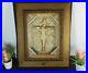 Antique-Religious-Wall-Panel-crucifix-with-music-box-rare-01-mww