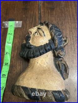Antique Religious Wood Sculpture