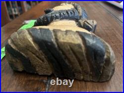 Antique Religious Wood Sculpture