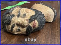 Antique Religious Wood Sculpture