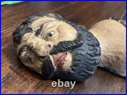 Antique Religious Wood Sculpture