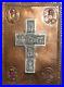 Antique-Religious-hand-made-copper-plaque-saints-cross-crucifix-01-ek
