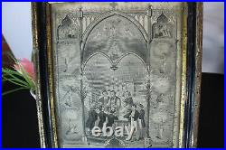 Antique Religious litho wall plaque