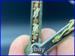 Antique? Reliquary 10 Saints Relics Religious Pectoral Crucifix Cross Pendant