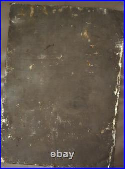 Antique Retablos Religious Figures Oil on Tin
