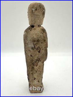 Antique Romanesque Medieval Stone Carved Religious Figure