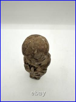 Antique Romanesque Medieval Stone Carved Religious Figure