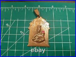 Antique Saint Barbara Medallion Pendant Virgin Mary, Madonna Stunning Piece Antique Saint Barbara Medallion Pendant Virgin Mary, Madonna Stunning Piece