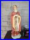 Antique-Saint-Carolus-borromeus-ceramic-chalk-statue-figurine-religious-01-xcth
