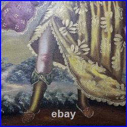Antique Saint Michael Archangel Cusco School Original Oil on Canvas 17 x 25