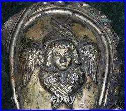 Antique Seraphim Hebrew Celestial Religious Christian Angels Cherub Mashariq 20c