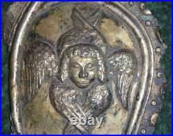 Antique Seraphim Hebrew Celestial Religious Christian Angels Cherub Mashariq 20c