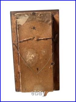 Antique Shadowbox Sick Call Box Home Prayer Box -Vintage Religious Collectible