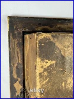 Antique Shadowbox Sick Call Box Home Prayer Box -Vintage Religious Collectible
