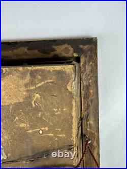 Antique Shadowbox Sick Call Box Home Prayer Box -Vintage Religious Collectible