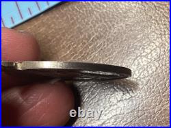 Antique Silver Miraculous Medal Religious 1800's Our Lady Victory Christ