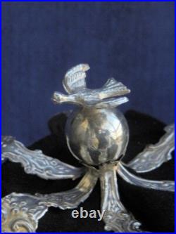 Antique Silver Portuguese Religious Crown Couronne for Virgin Mary