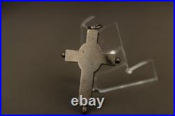 Antique Silver Religious Reliquary Cross 19th Century