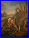 Antique-Spanish-Colonial-Cuzco-School-Holy-Family-Religious-Oil-Canvas-Painting-01-aj