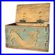 Antique-Spanish-Colonial-Green-Painted-Religious-Lion-Wooden-Storage-Box-01-izys