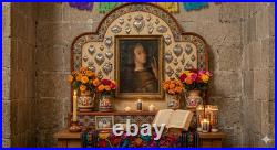 Antique Spanish Colonial Oil Painting Santa Susana Virgin Martyr Original