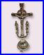 Antique-Spelter-Zinc-Crucifix-Calvary-4-Evangelist-Symbols-Religious-15-75-H-01-jfp