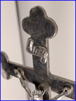 Antique Standing Crucifix Altar Tabletop Cross Germany Larger Size
