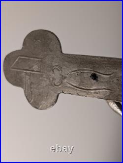 Antique Standing Crucifix Altar Tabletop Cross Germany Larger Size
