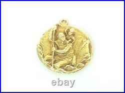 Antique Star of David 14k Yellow Gold Pendant Charm