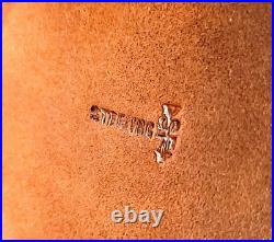 Antique Sterling Silver Swift & Fisher Priest Anointing Ring 26.1 grams Size 11