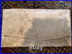 Antique THE LAST SUPPER Plaster Relief Religious from a Church 26 by 14 Antique THE LAST SUPPER Plaster Relief Religious from a Church 26 by 14
