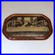 Antique-VTG-Gesso-Ornate-Religious-Jesus-Last-Supper-Convex-Bubble-Glass-Print-01-hhj